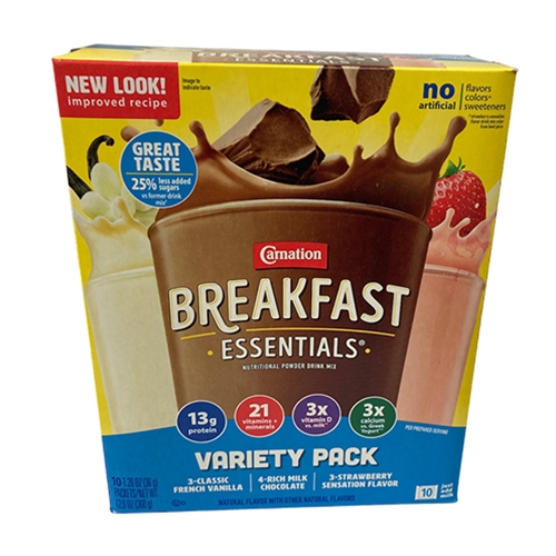 Food Service Express Carnation® Instant Breakfast Essentials™, Variety