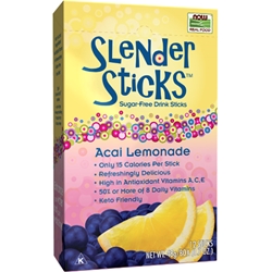 NOW Acai Lemonade, Sugar Free Drink Sticks